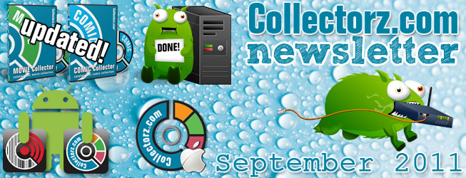 Collectorz.com Newsletter September 2011