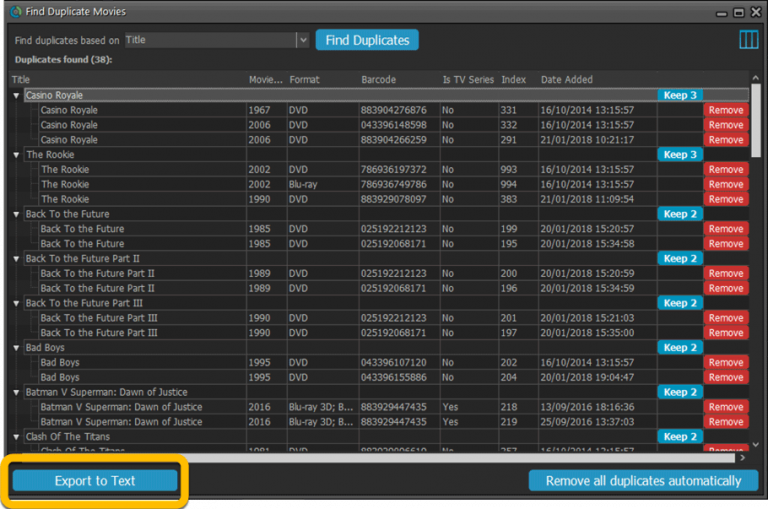 v21.1.2 Various improvements and fixes Movie Collector (Windows