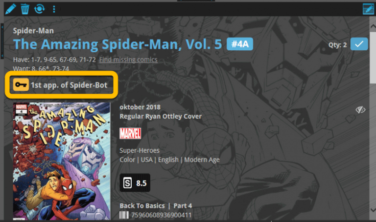 v22.0: Automatic key comic info from Core and lots more - Comic ...